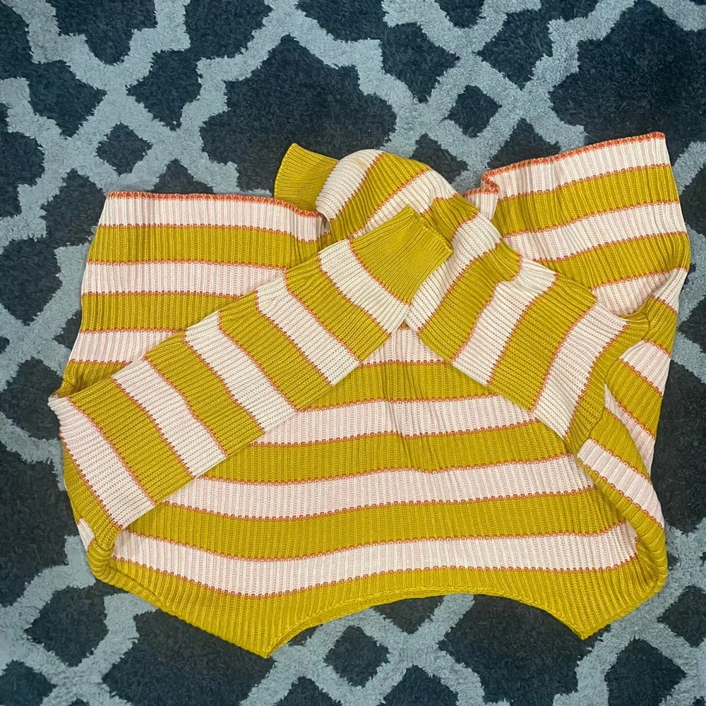 ***SOLD***Free people just my stripe pullover sweater - Picture 5 of 5